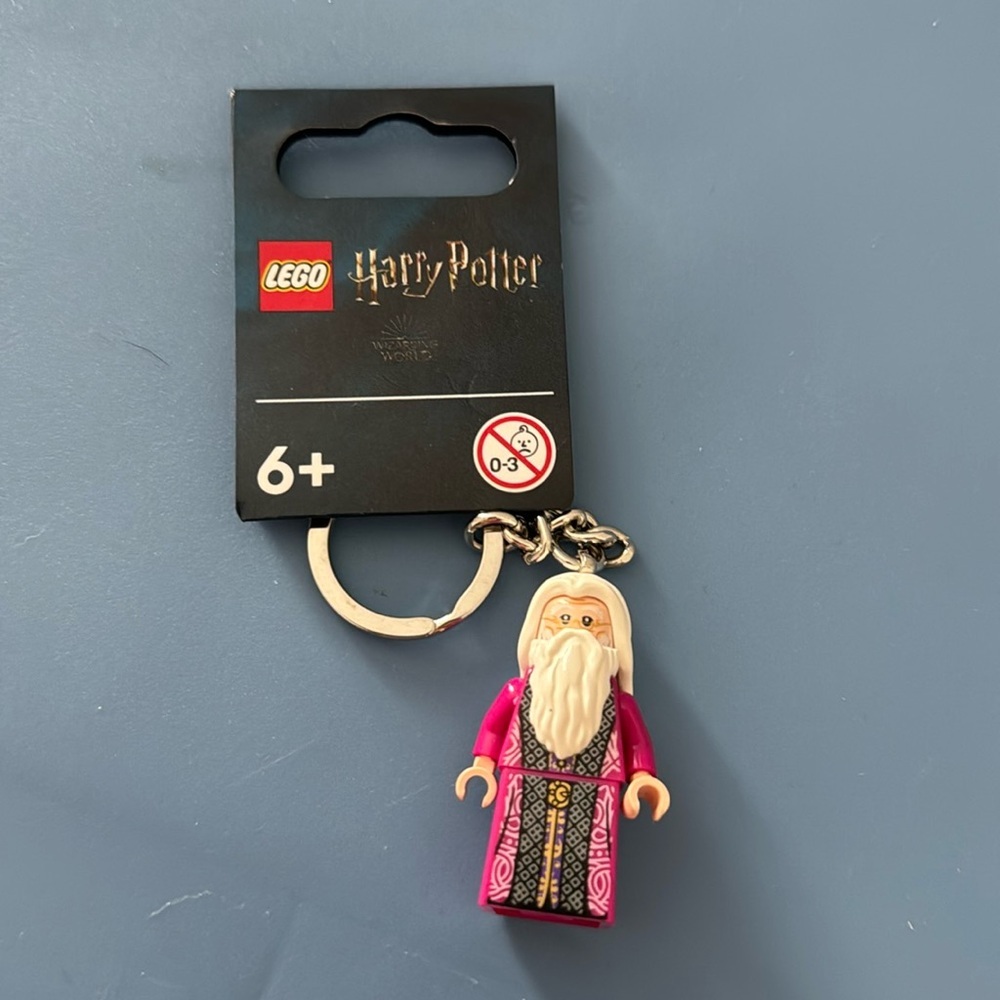 Lego Harry Potter Dumbledore Keyring / Keychain - 854198 - Brand New